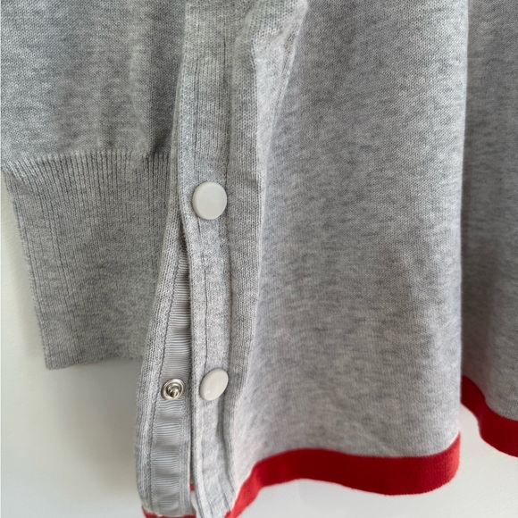 Seraphine Mom and Baby Grey with Red Heart Sweater Set - Picture 4 of 6